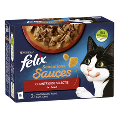 Felix - Sensations Sauces Countryside Selectie in Saus - 12x85g