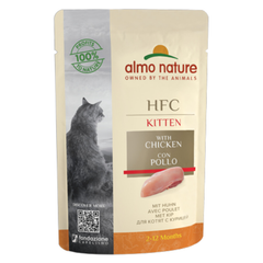 24x Almo Nature - HFC Kitten - Kattenvoer - Kip - 55g