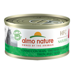 Almo Nature - HFC Natural - Kattenvoer - Tonijn & Mais - 70g
