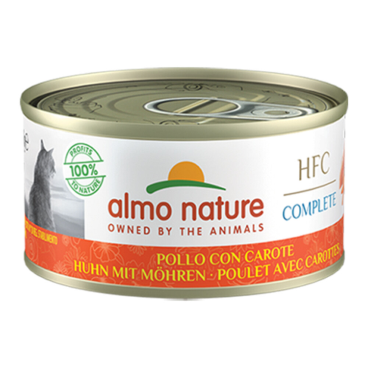 Almo Nature - HFC Complete - Kattenvoer - Kip & Wortel - 70g