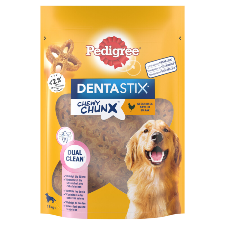 Pedigree - Dentastix Chewy Chunx Maxi Kip - Hondensnacks - 68g