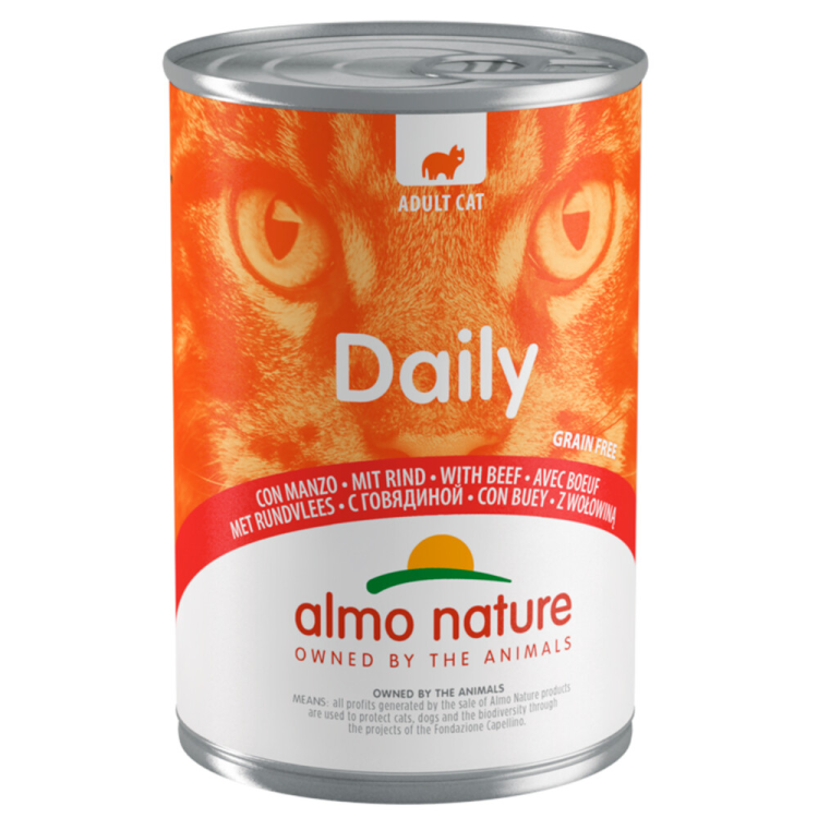 Almo Nature - Daily - Kattenvoer - Rund - 400g