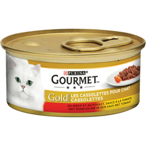 Gourmet - Gold les Cassolettes Rund - Kattenvoer - 85g