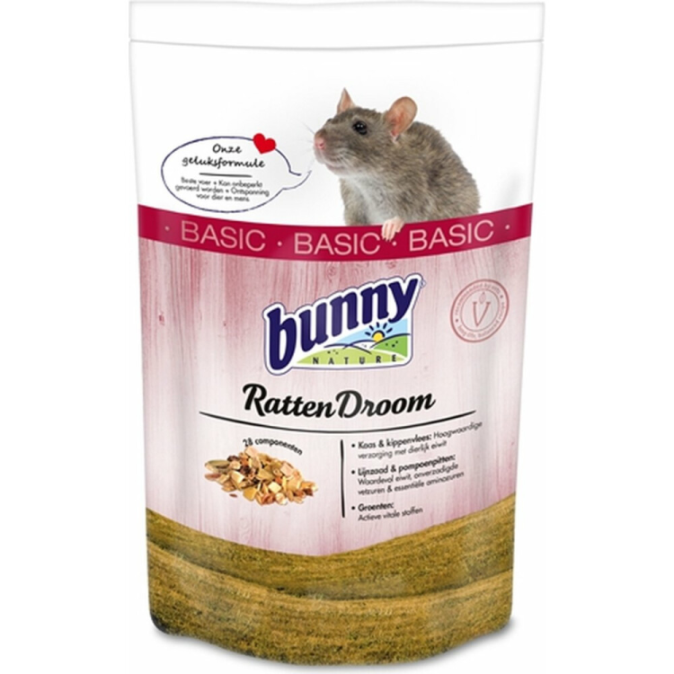 Bunny Nature - Rattenzimmer Basic - Rattenfutter - 500 g