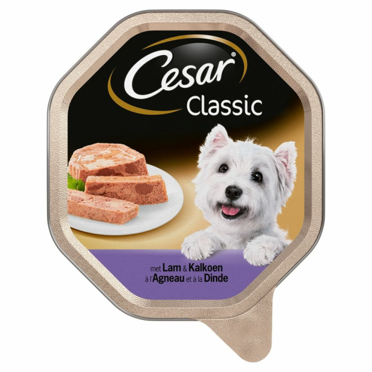 Cesar - Classic Alu Tub Paté Lamb &amp; Turkey -150g