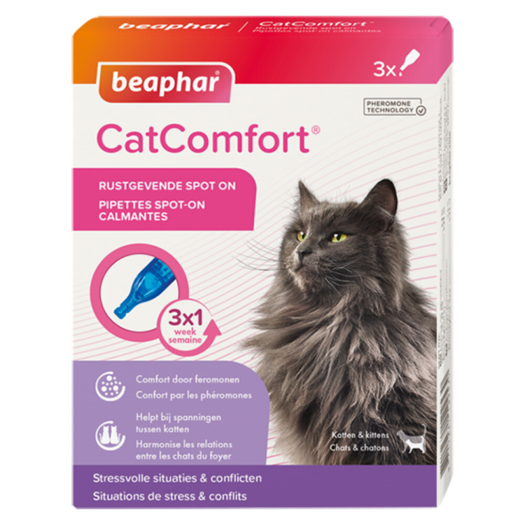 Beaphar - CatComfort Soothing Spot-On - 3 pipettes