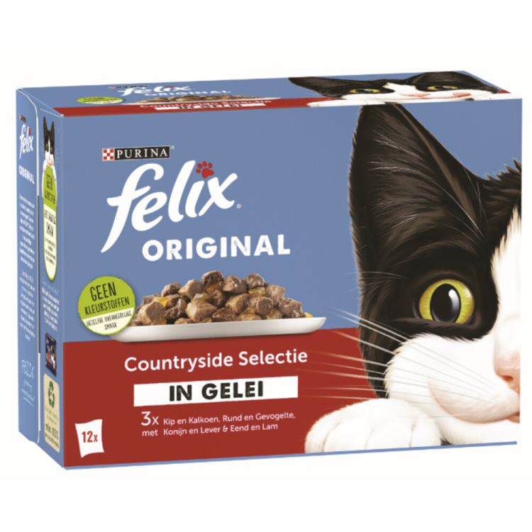Felix - Original Countryside Selection in Gelee - 12x85g