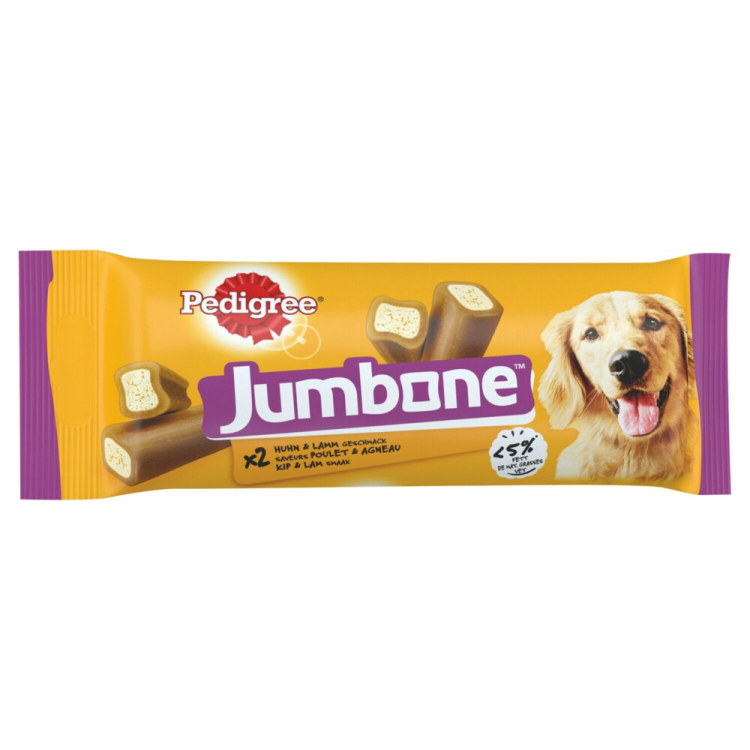 Pedigree - Jumbone Kip & Lam Medium - Hondensnacks - 180g