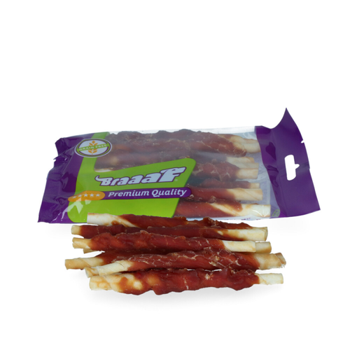 Braaaf - Roll Sticks Ente 12cm - Hundesnack - 80g