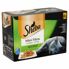 Sheba - Mini Fillets - in Sauce - Chef's Selection - Value Pack - 12x85g