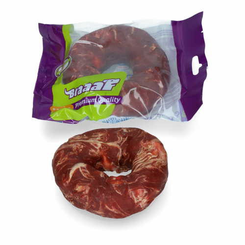 Braaaf – Donut-Fleisch &amp; Fisch 10–12 cm – Hundesnack – 120 g
