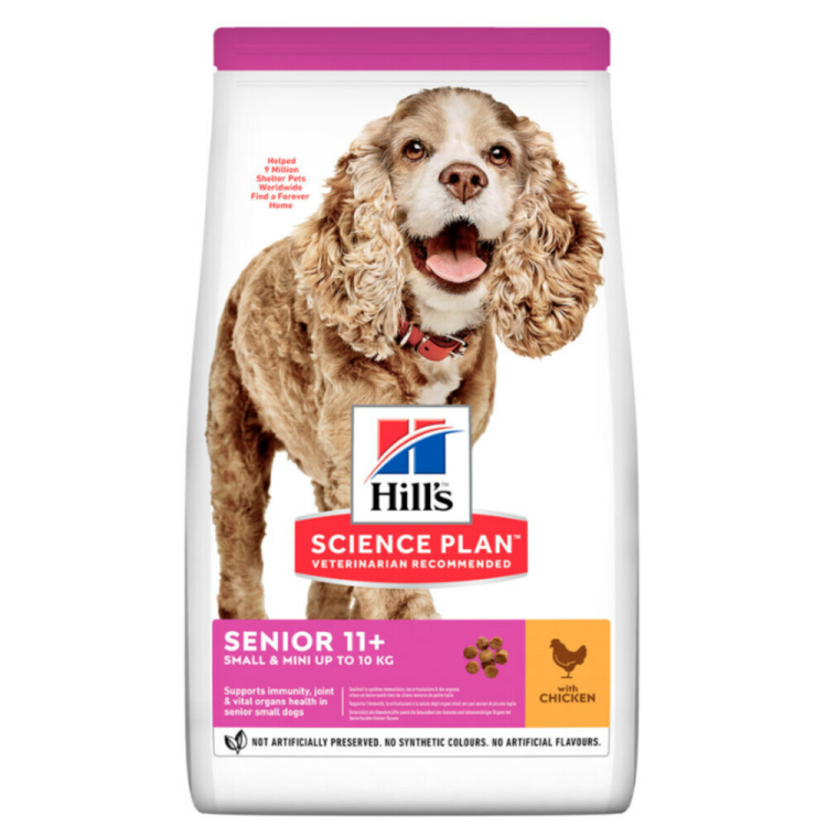 Hill's Canine - Science Plan - Dog Food - Senior 11+ - Small &amp; Mini - Chicken - 1.5kg