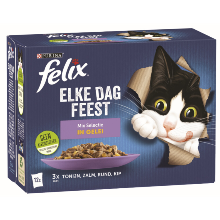 Felix - Every Day Party Mix Selection in Jelly - 12x85g